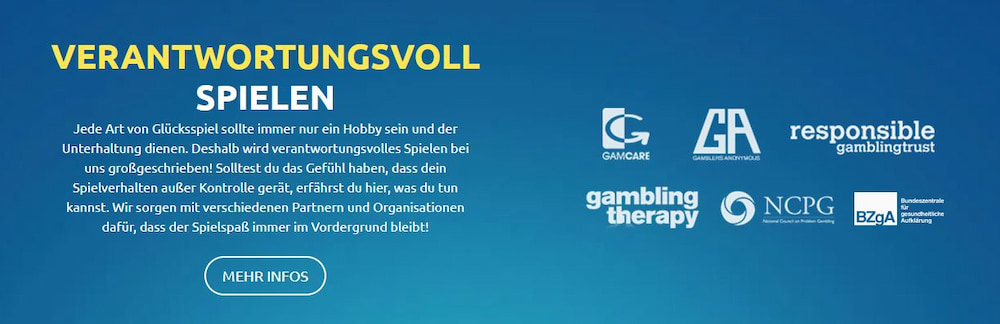 Datenschutz und verantwortungsvolles Spielen